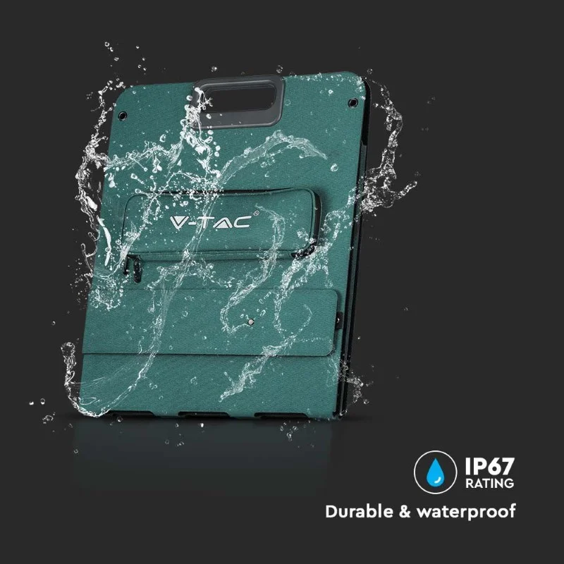 Panou Solar Fotovoltaic Pliabil 120W Pentru Baterie Portabila - imagine 8
