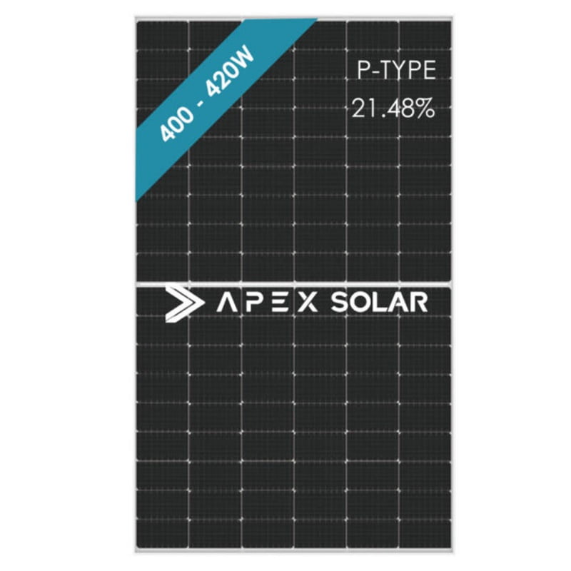 Panou-fotovoltaic-Monocristalin-420W-APEX-Solar Panou fotovoltaic Monocristalin 400W, Rama neagra, APEX Solar