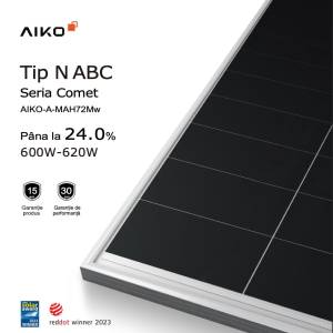 Panou solar fotovoltaic AIKO Comet ABC 600Wp